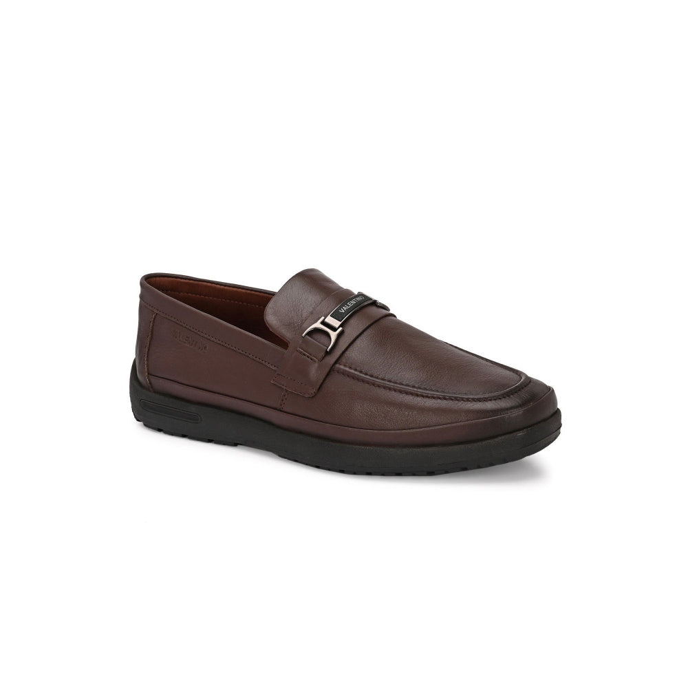Valentino Men Premium Leather Formal Loafer Shoes