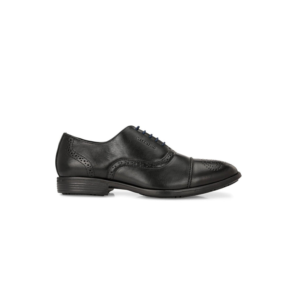 Valentino Men Premium Leather Lace-Up Formal Brogue Shoes