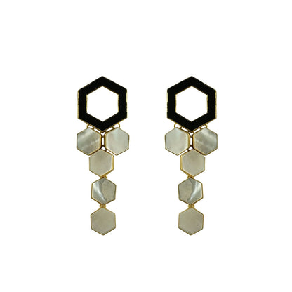 VARNIKA ARORA White Evelyn Earrings