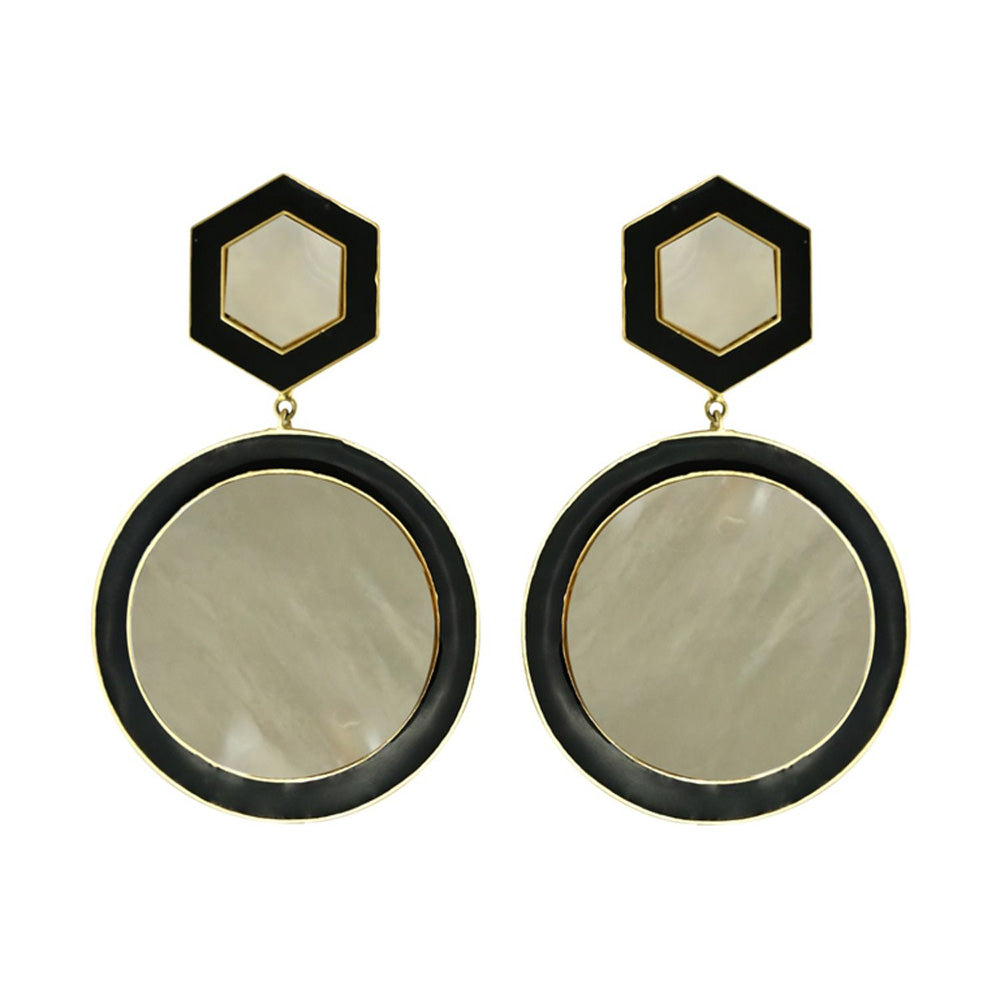 VARNIKA ARORA White Azia Earrings
