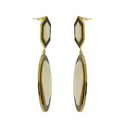 VARNIKA ARORA White Azia Earrings