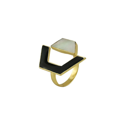 VARNIKA ARORA White Lyza Ring