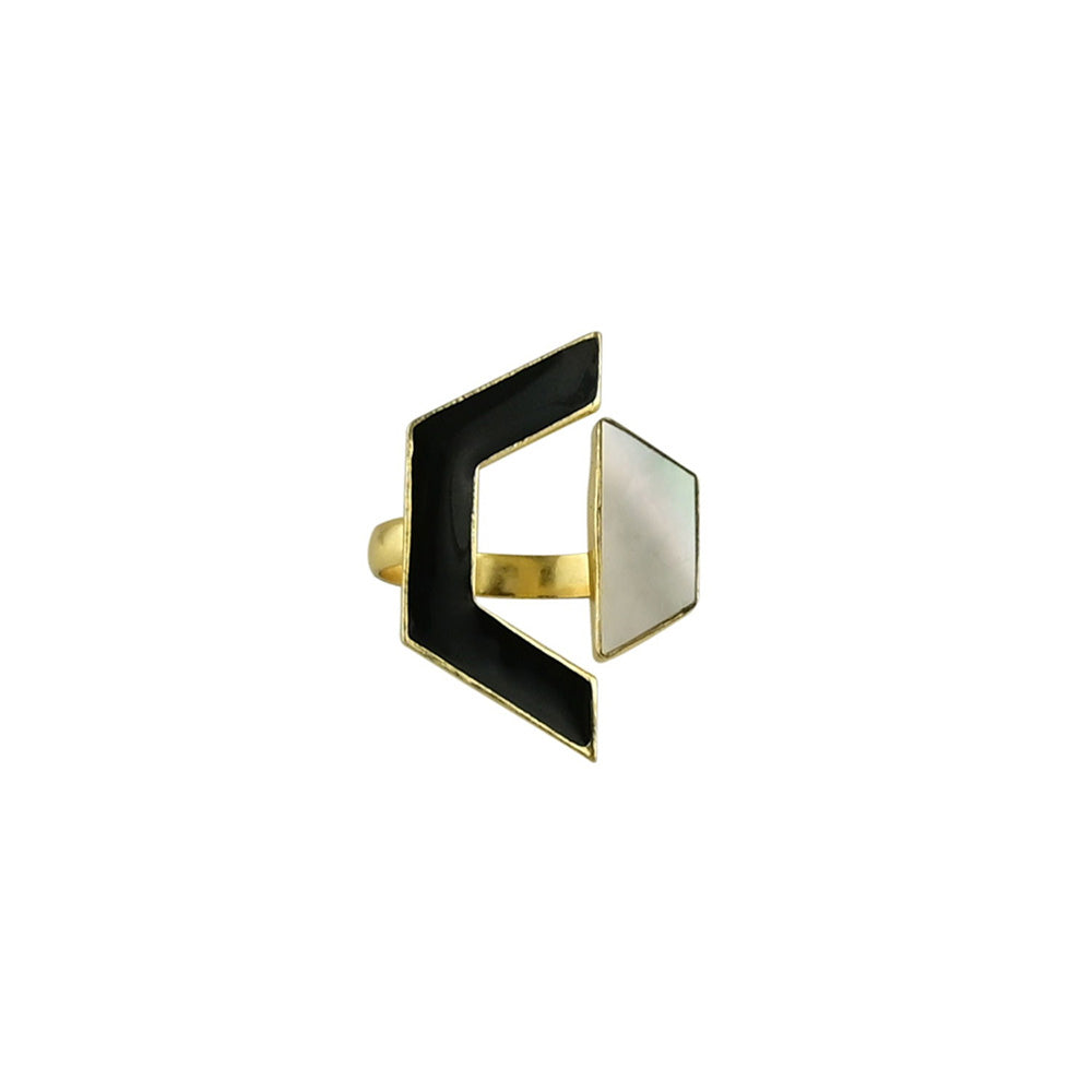 VARNIKA ARORA White Lyza Ring