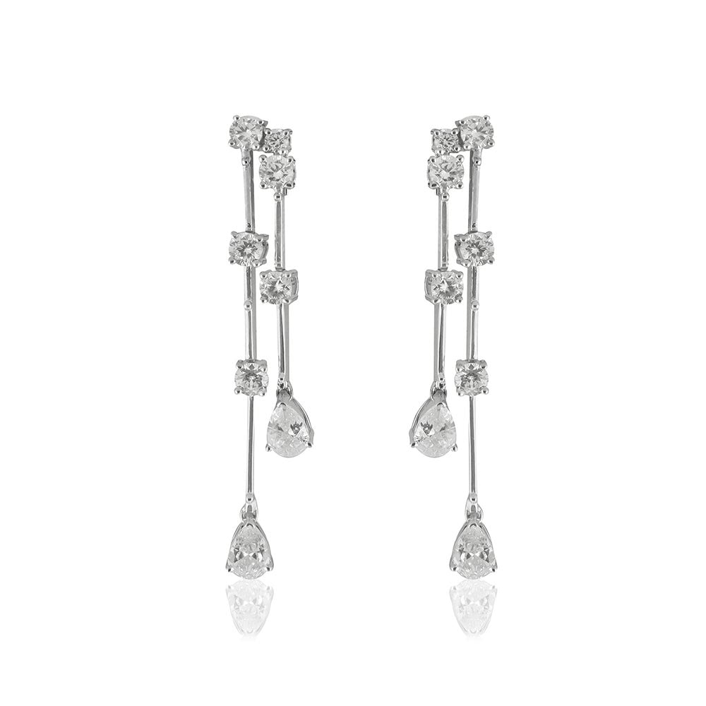 VARNIKA ARORA Cz Radiance Drop Earrings