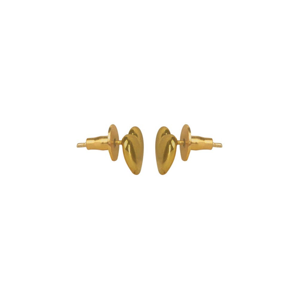 VARNIKA ARORA Hearty Gold Studs