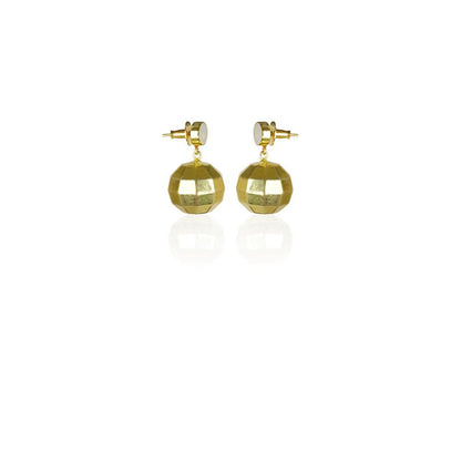 VARNIKA ARORA Let's Disco Gleamy White Earrings