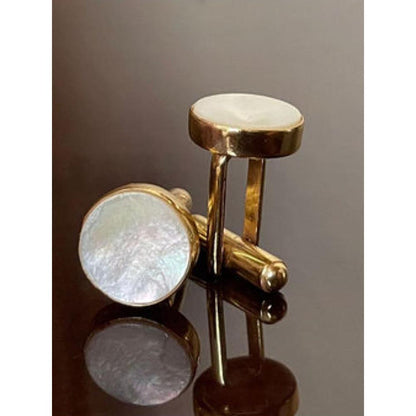 VARNIKA ARORA Mop White Cufflinks