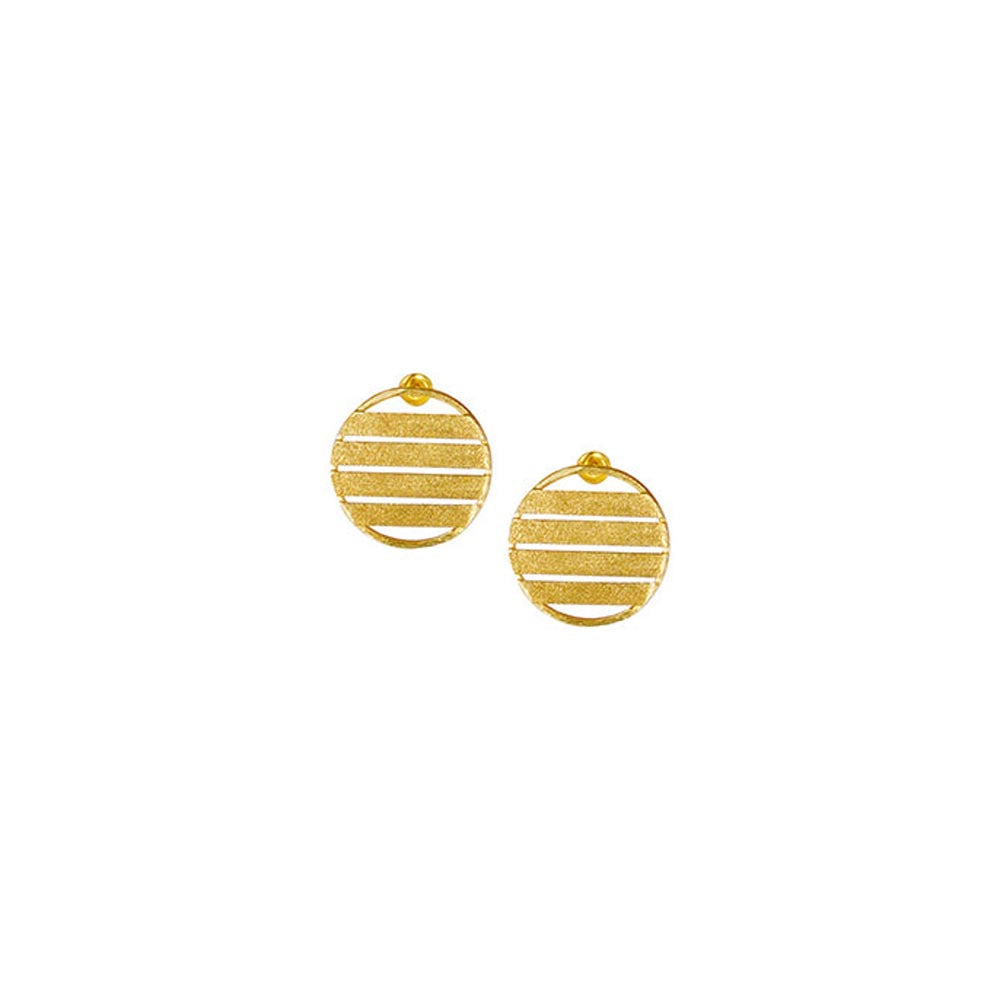 VARNIKA ARORA Gold Plated Glimpse Studs