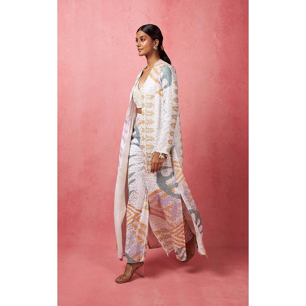 Vedika M Multi-Color Sequinned Co-Ord (Set of 3)
