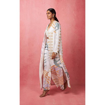 Vedika M Multi-Color Sequinned Co-Ord (Set of 3)