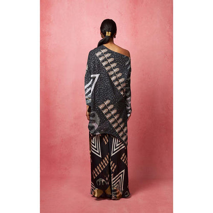 Vedika M Multi-Color Sequinned Drop Shoulder Top (Set of 2)