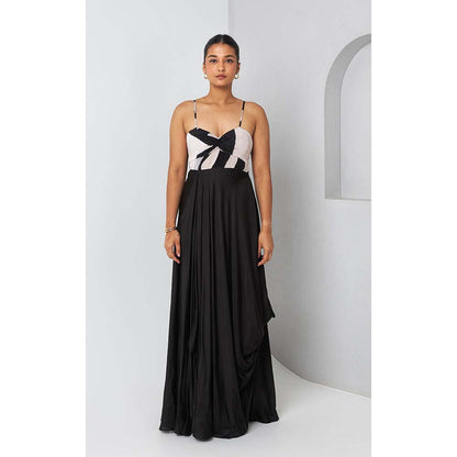 Vedika M Black Long Dress