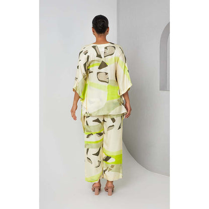 Vedika M Green Printed Co-Ord (Set of 2)
