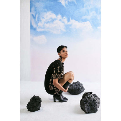 Verb Black Aira Mini Dress