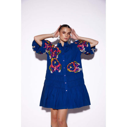 Verb Blue Carina Mini Dress
