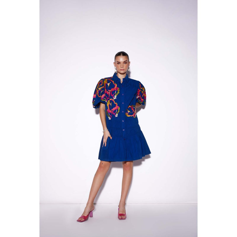 Verb Blue Carina Mini Dress