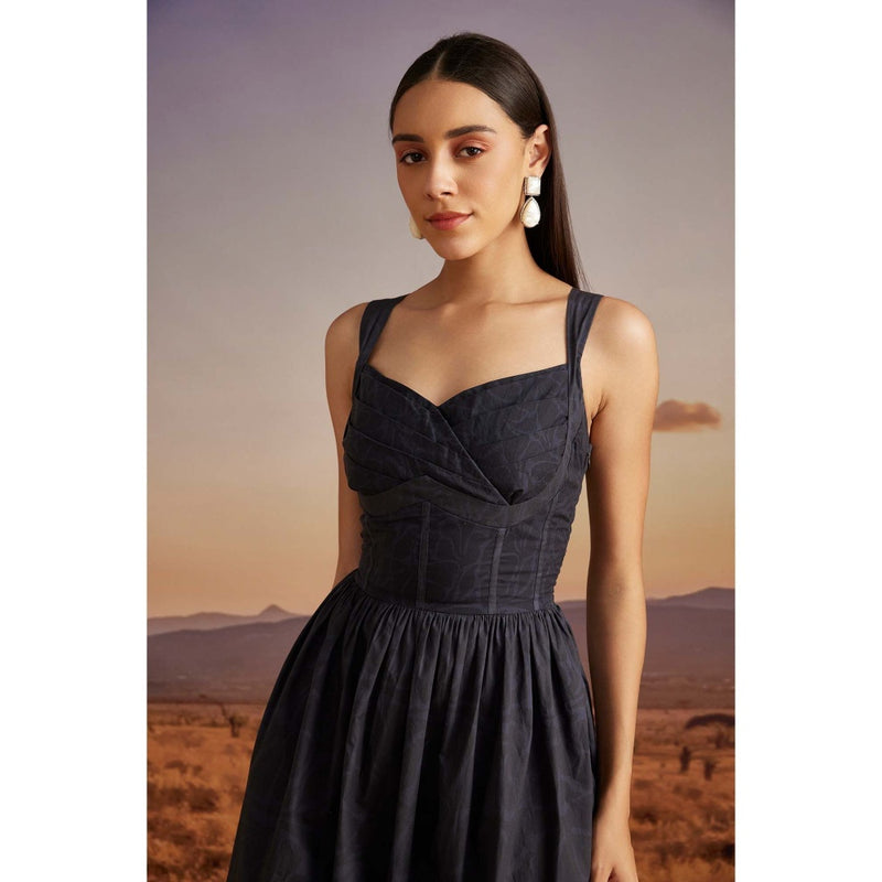 Verb Black Orsa Midi Dress