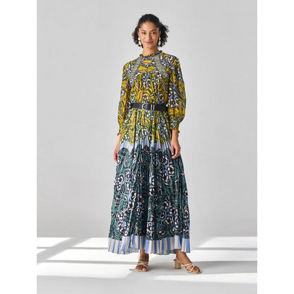 Verb Multi-Color Printed Sharvi Maxi Skirt