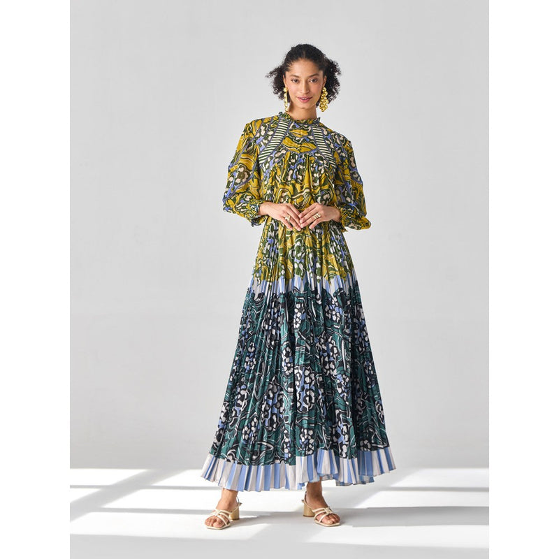 Verb Multi-Color Printed Sharvi Maxi Skirt