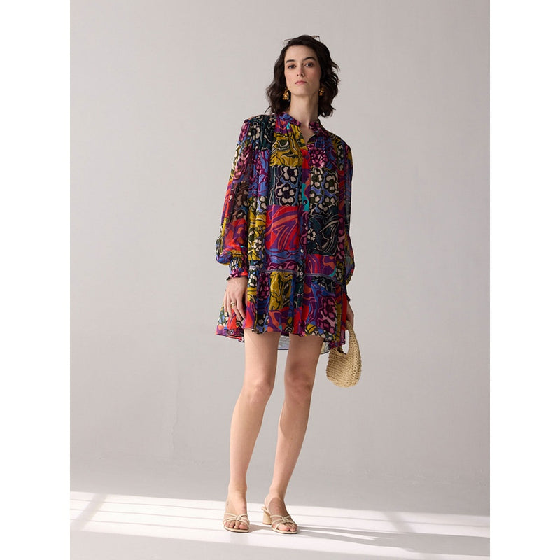 Verb Multi-Color Printed Violeta Mini Dress