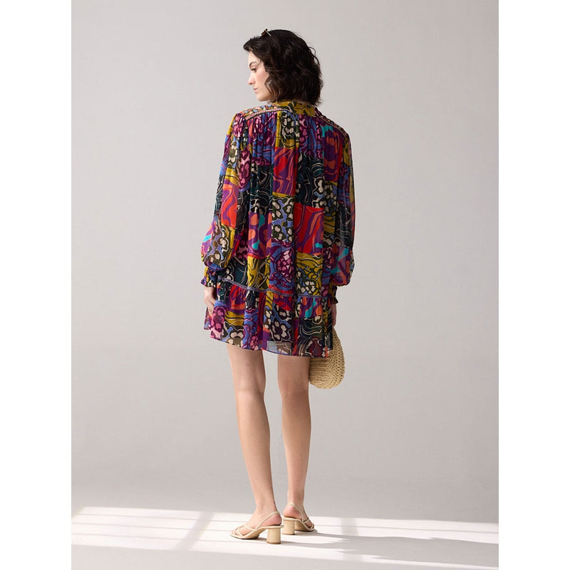 Verb Multi-Color Printed Violeta Mini Dress