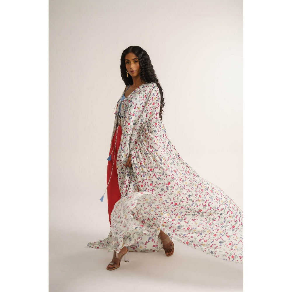 Vishala Shree White Calandiva Cape