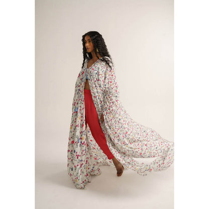 Vishala Shree White Calandiva Cape