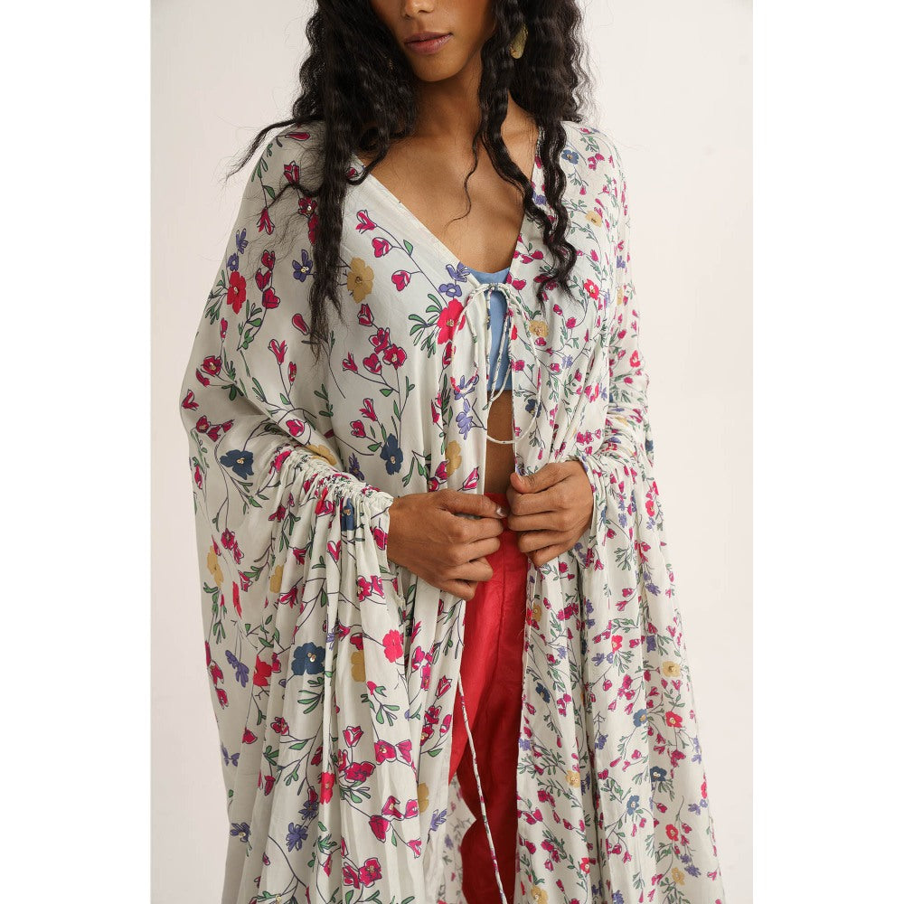 Vishala Shree White Calandiva Cape