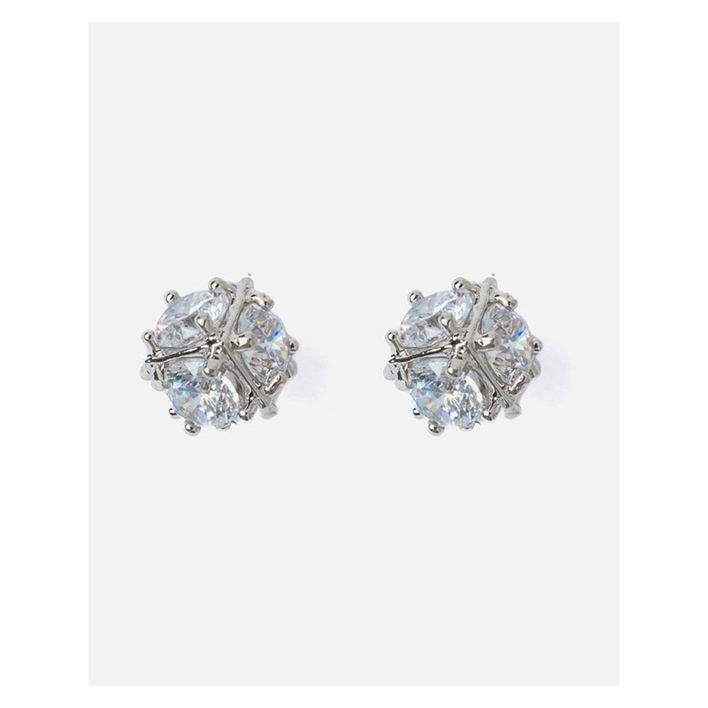 VIVINIA By Vidhi Mehra Silver Plated Womens Stud Earrings
