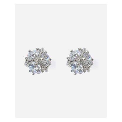 VIVINIA By Vidhi Mehra Silver Plated Womens Stud Earrings