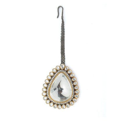 VIVINIA By Vidhi Mehra Gold Plated Womens Synthetic Stone Maangtikka