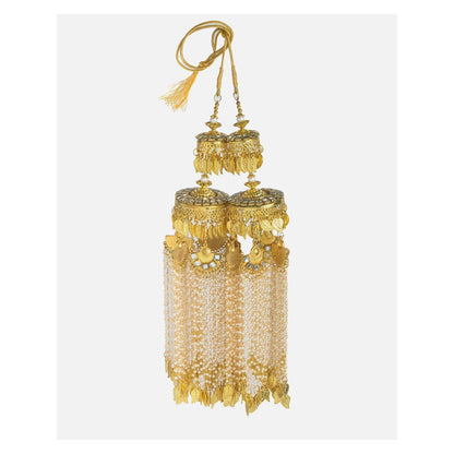 VIVINIA By Vidhi Mehra Gold Plated White Womens Beaded Kaleeras