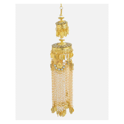 VIVINIA By Vidhi Mehra Gold Plated White Womens Beaded Kaleeras