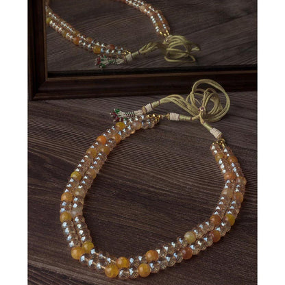 VIVINIA By Vidhi Mehra Orange Womens Short Necklace