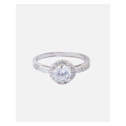 VIVINIA By Vidhi Mehra Silver Plated Womens Zircon Ring
