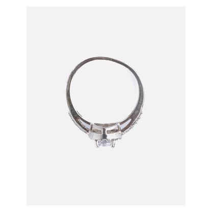 VIVINIA By Vidhi Mehra Silver Plated Womens Zircon Ring
