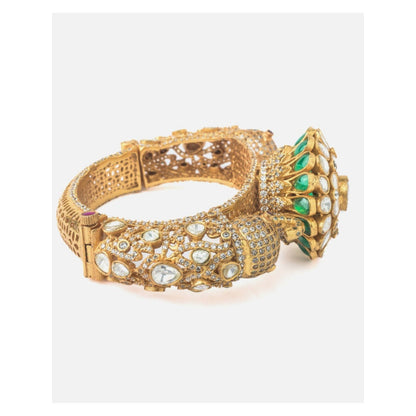 VIVINIA By Vidhi Mehra Gold Plated Kundan Polki Womens Kada