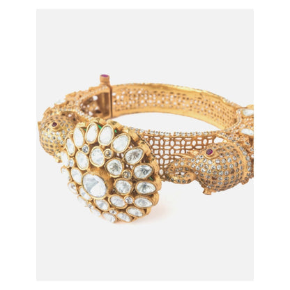 VIVINIA By Vidhi Mehra Gold Plated Kundan Polki Womens Kada