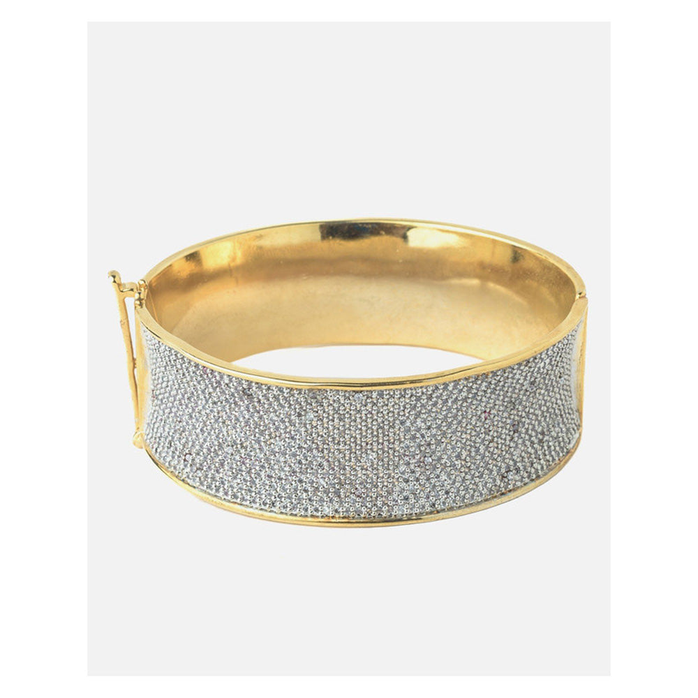 VIVINIA By Vidhi Mehra Gold Plated Zircon Womens Kada