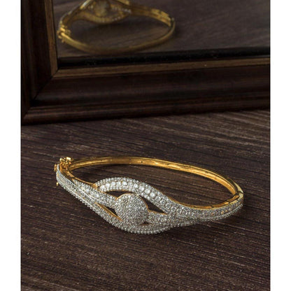 VIVINIA By Vidhi Mehra Gold Plated Zircon Womens Kada