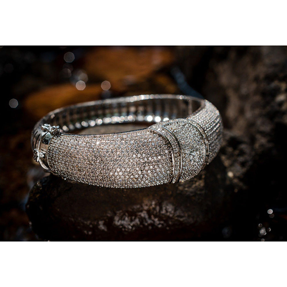 VIVINIA By Vidhi Mehra Silver Plated Womens Kada