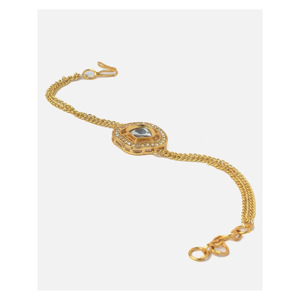 VIVINIA By Vidhi Mehra Gold Plated Womens Zircon Bracelet