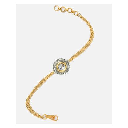 VIVINIA By Vidhi Mehra Gold Plated Womens Zircon Bracelet