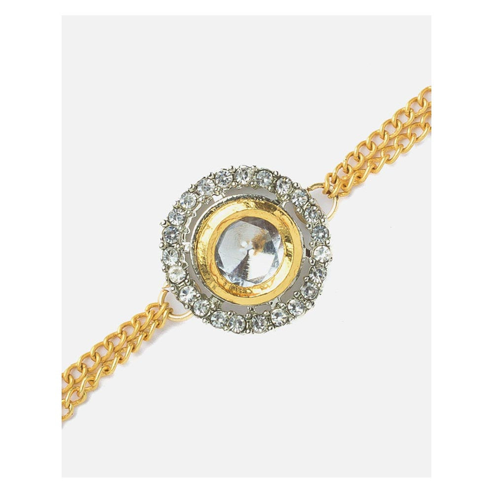 VIVINIA By Vidhi Mehra Gold Plated Womens Zircon Bracelet