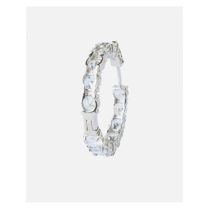 VIVINIA By Vidhi Mehra Silver Plated Womens Hoop Earrings