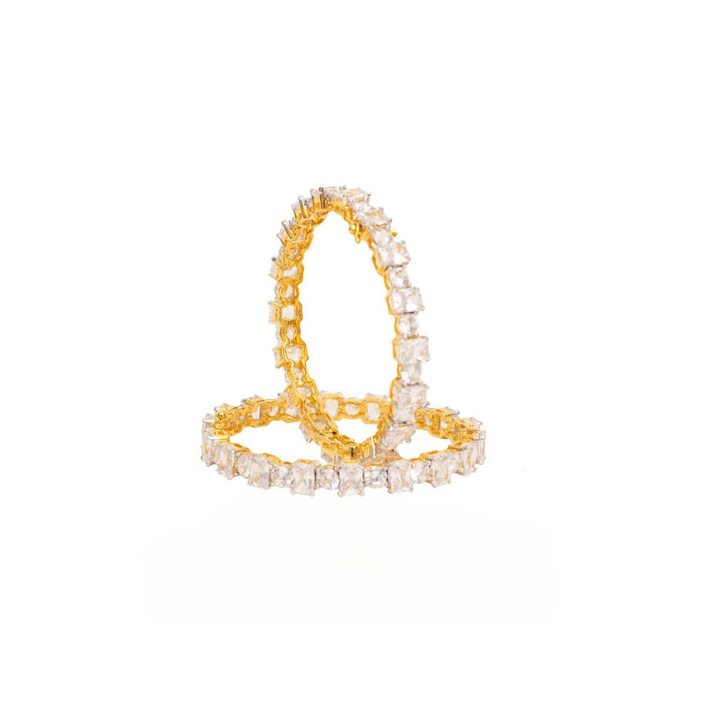 VIVINIA By Vidhi Mehra Gold Plated Synthetic Stone Womens Bangles