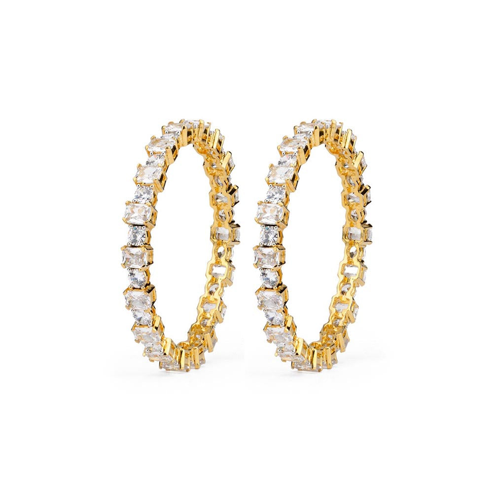 VIVINIA By Vidhi Mehra Gold Plated Synthetic Stone Womens Bangles