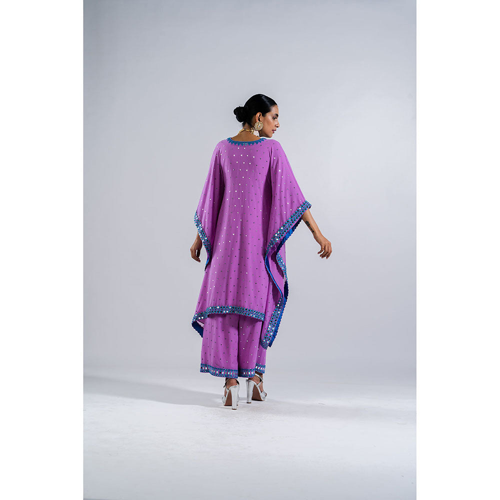 Vvani by Vani Vats Lavender Kaftan & Palazzo (Set of 2)