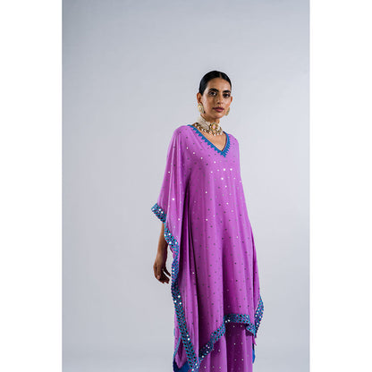 Vvani by Vani Vats Lavender Kaftan & Palazzo (Set of 2)