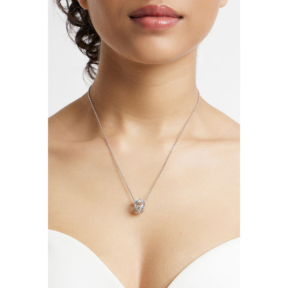 WRAPGAME INDIA Iced Cuban White Pendant Chain